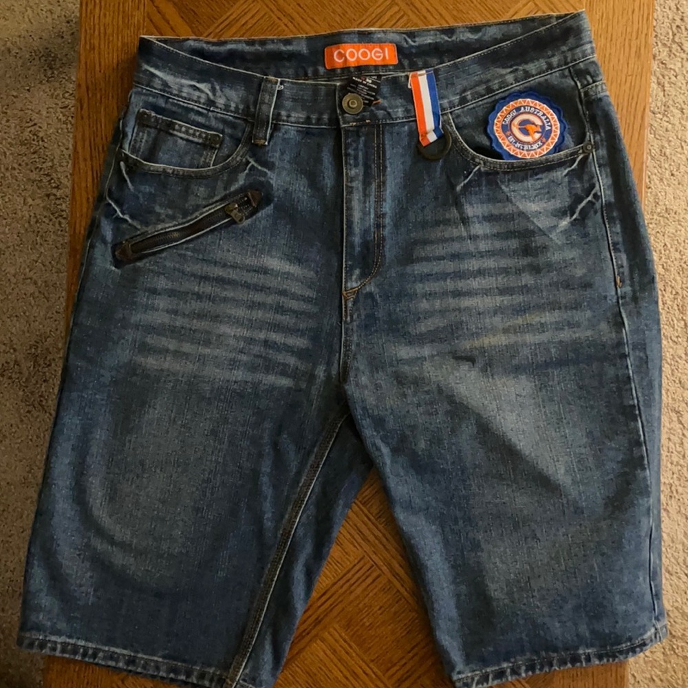 Men’s COOGI Jean Shorts - Waist Size 36